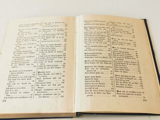 "Unser Liederbuch" Lieder der Hitler Jugend datiert 1939 mit 280 Seiten, Einband stark abgegriffen