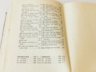 "Unser Liederbuch" Lieder der Hitler Jugend datiert 1939 mit 280 Seiten, Einband stark abgegriffen