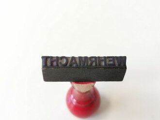 Gummistempel "Wehrmacht" gebraucht