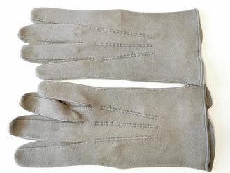 Paar Handschuhe für Offiziere, feines Wildleder,...