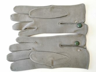 Paar Handschuhe für Offiziere, feines Wildleder, ungetragenes Paar