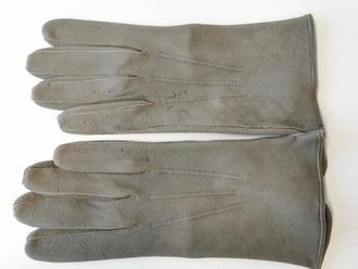 Paar Handschuhe für Offiziere, feines Wildleder, ungetragenes Paar