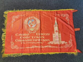 Russland, Fahne aus der Zeit des kalten Krieges, 90 x 146cm