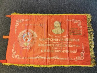 Russland, Fahne aus der Zeit des kalten Krieges, 90 x 146cm