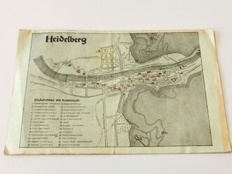 Heidelberger Liederblatt als Gedenken für die aus dem Lazarett entlassenen Soldaten, 12 Seiten