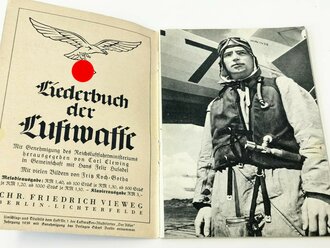 "Adler Liederheft" Feldausgabe des Liederbuches der Luftwaffe, 32 Seiten