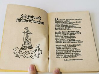 "Liederbuch der Kriegsmarine" Heft 1 mit 59 Seiten