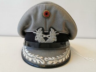 Bundeswehr Schirmmütze für Stabsoffiziere des Heeres, Kopfgrösse 54