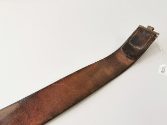 Kaiserreich, Koppelriemen für Mannschaften , ungereinigtes Stück, Gesamtlänge 99cm