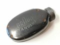 Dynamotaschenlampe "Braun Manulux" aus Preßstoff, defekt, mit originalem WaA