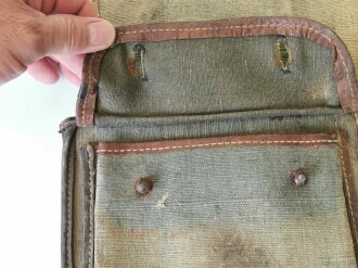 Pionier Werkzeugtasche 1. Weltkrieg oder frühe Reichswehr ?, stark getragenes Stück