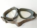 Brille für Kradmelder der Wehrmacht, ungebrauchtes Set in neuwertigem Zustand, datiert 1941
