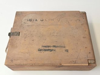 Transportkasten für Munition 8cm Granatwerfer 34 der Wehrmacht