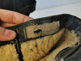 Luftwaffe, Paar heizbare Stiefel für fliegendes Personal. Getragenes , ungereinigtes Paar