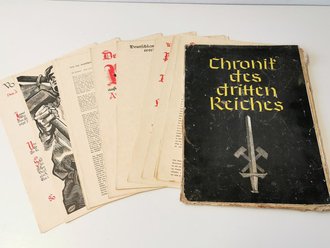 "Chronik des Dritten Reiches" wohl um 1934/35, Grossformatig, nicht auf Vollständigkeit überprüft