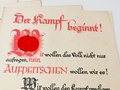 "Chronik des Dritten Reiches" wohl um 1934/35, Grossformatig, nicht auf Vollständigkeit überprüft