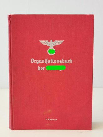 Organisationsbuch der NSDAP, 2.Auflage 1937 , guter Zustand