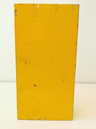 Blechkasten für eine Sanitätskiste , original lackiert, 14 x 28 x 6cm