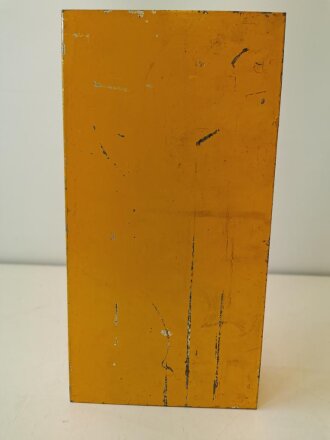 Blechkasten für eine Sanitätskiste , original lackiert, 14 x 28 x 6cm