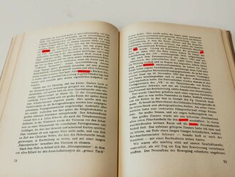 Nationalsozialistische Erziehungsanstalt Krems a. d. Donau, Buch "Kampf um Deutschland" mit Widmung, datiert 1943, A5, 110 Seiten