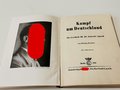 Nationalsozialistische Erziehungsanstalt Krems a. d. Donau, Buch "Kampf um Deutschland" mit Widmung, datiert 1943, A5, 110 Seiten