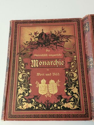 "Die österreichisch-ungarische Monarchie" in Wort und Bild. 1. und 2. Band, gebraucht