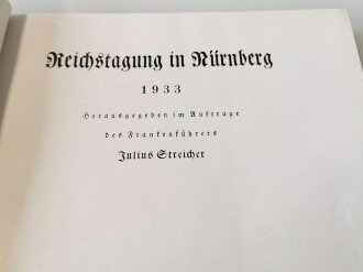 "Reichstagung in Nürnberg 1933" 259 Seiten, im Schutzumschlag.