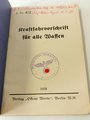 H.Dv.472 Kraftfahrvorschrift für alle Waffen, 1938, komplett, guter Zustand