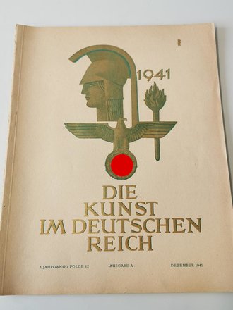 "Die Kunst im Deutschen Reich" Grossformatiges Heft Folge 12, Dezember 1941