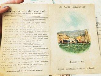 20 Stück KDF Seereisen Tageskarten der Deutschen Arbeitsfront