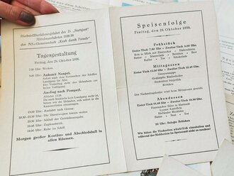 20 Stück KDF Seereisen Tageskarten der Deutschen Arbeitsfront