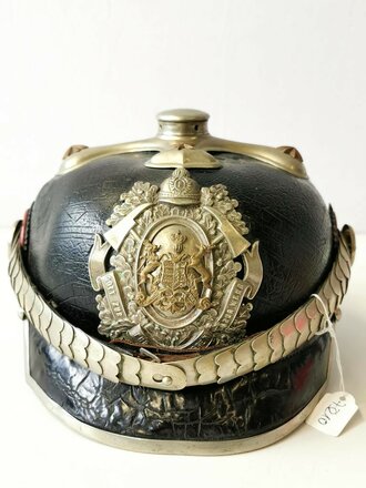 Württemberg, Pickelhaube Feuerwehr, ungereinigter...