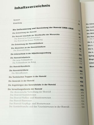 "Die ungarische Honvéd - Uniformierung und Ausrüstung der ungarischen Landwehr von 1868 bis 1918" 667 Seiten mit etwa 1000 Farbfotos, Verlag Militaria