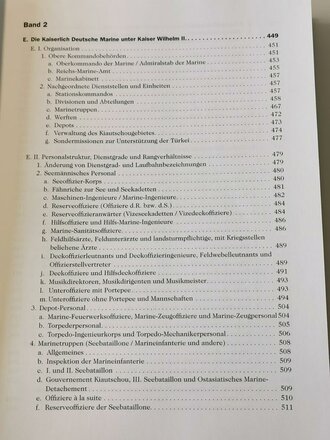 "Die deutschen Marinen 1818 - 1918, Organisation, Uniformierung, Bewaffnung und Ausrüstung" 2 Bände im Schuber, insgesamt über 1000 Seiten, reich bebildert, Verlag Militaria