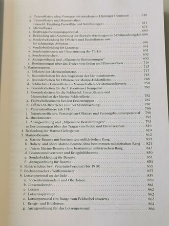 "Die deutschen Marinen 1818 - 1918, Organisation, Uniformierung, Bewaffnung und Ausrüstung" 2 Bände im Schuber, insgesamt über 1000 Seiten, reich bebildert, Verlag Militaria