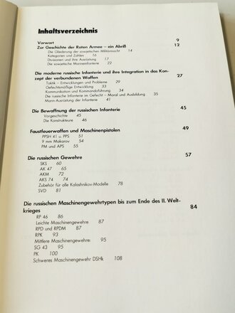 Die sowjetische Infanterie und ihre Waffen 1945 bis heute, A5, 188 Seiten, gebraucht