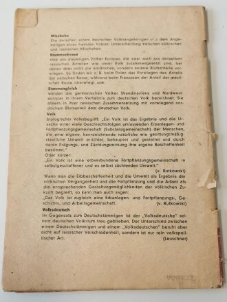 Führerdienst, HJ Ausgabe 10/K 1943, A5, ca 47 Seiten, Deckblatt gerissen
