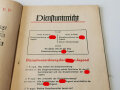 Führerdienst, HJ Ausgabe 10/K 1943, A5, ca 47 Seiten, Deckblatt gerissen