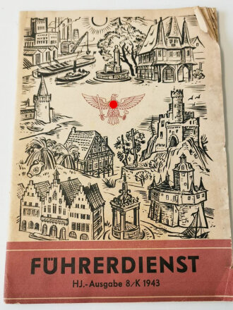 Führerdienst, HJ Ausgabe 8/K 1943, A5, ca 35 Seiten