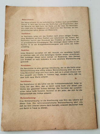 Führerdienst, HJ Ausgabe 8/K 1943, A5, ca 35 Seiten