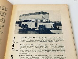 Die Berliner Verkehrsmittel während der Olympischen Spiele 1936, 40 Seiten