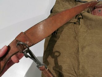 Rucksack für Gebirgstruppen der Wehrmacht, getragenes Stück in gutem Zustand