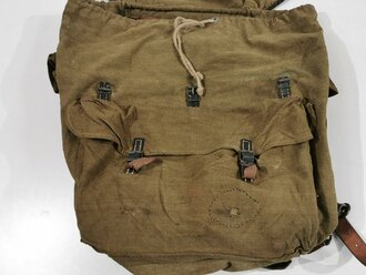 Rucksack für Gebirgstruppen der Wehrmacht, getragenes Stück in gutem Zustand