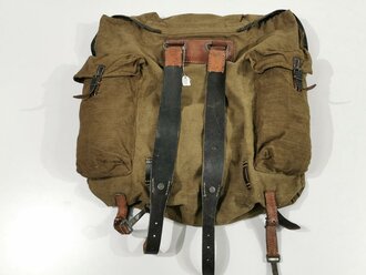 Rucksack für Gebirgstruppen der Wehrmacht, getragenes Stück in gutem Zustand