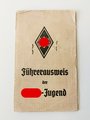 Führerausweis der Hitler Jugend für einen Angehörigen der Motorsport Gefolgschaft Würzburg