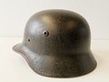 Stahlhelmglocke Wehrmacht Modell 1940, kleine Grösse, reste des Originallack