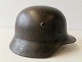 Stahlhelmglocke Wehrmacht Modell 1940, kleine Grösse, reste des Originallack