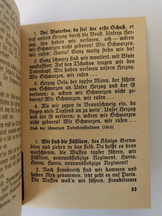Unser Kriegs-Liederbuch, Herausgegeben von der Reichsjugendleitung. Kleinformat, 96 Seiten