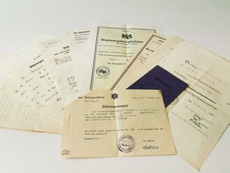 Reichswehr, Militärpaß und diverse Papiere eines Angehörigen im Infanterie Regiment 19