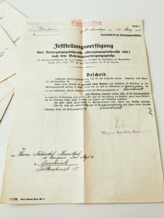 Reichswehr, Militärpaß und diverse Papiere eines Angehörigen im Infanterie Regiment 19